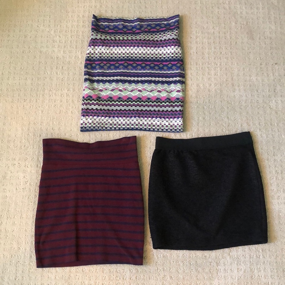 3 Tight Fitted Skirts